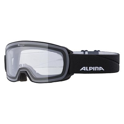 Превью  Маска горнолыжная ALPINA Nakiska Black Matt/Clear (A7281133)